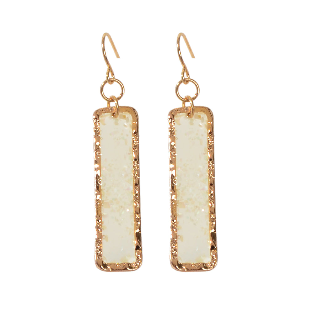 Feelontop Transparent Geometric Square Drop Dangle Earrings Stunning Jewellery
